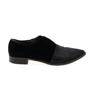Coclico Black Velvet & Leather Loafer/Smoking Slipper – EU 41 (~US 9.5–10)